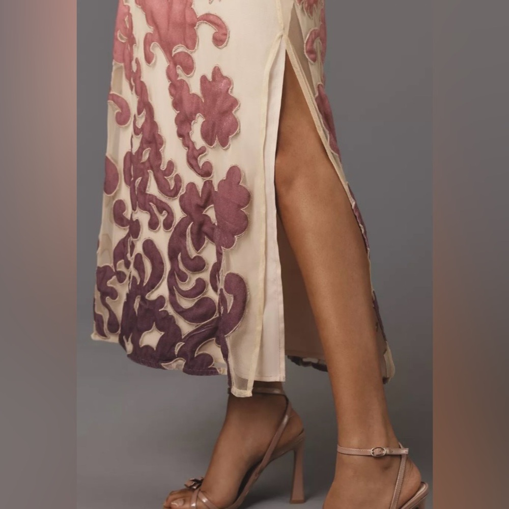 NWT Anthropology Ombré Maxi Slip Dress - Picture 14 of 16